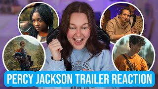 Percy Jackson and The Olympians Trailer REACTION [upl. by Tteltrab]