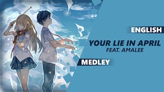 ENGLISH YOUR LIE IN APRIL medley Dima Lancaster amp AmaLee [upl. by Bree]