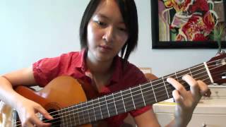 Jay Chou  Pu Gong Yi De Yue Ding Fingerstyle Guitar [upl. by Kinnard69]