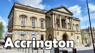 Accrington Lancashire【4K】 Town Centre Walk 2021 [upl. by Jahdol]