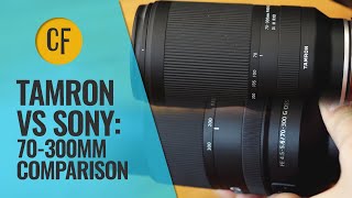 Tamron vs Sony  70300mm zoom lens comparison [upl. by Dirtsa]