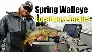 Key Locations and Strategies for Early Spring Walleyes [upl. by Solis101]