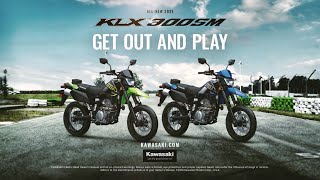 AllNew 2021 KLX300SM Supermoto Motorcycle Product Walk Around [upl. by Florine191]