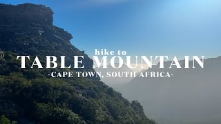 Cape Town Vlog  Table Mountain Hike [upl. by Malti668]