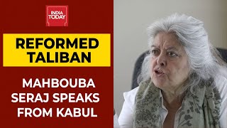 Reformed Taliban In Afghanistan Womens Rights Activist Mahbouba Seraj Speaks From Kabul [upl. by Yaja]