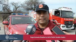 El Gobierno continúa equipando a los Bomberos de la Policía de Salta [upl. by Odranreb]