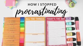 How I stopped procrastinating  tips for productivity [upl. by Nadirehs699]