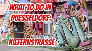 Top Sightseeing Spots Duesseldorf Kiefernstrasse Urban Art english [upl. by Rebmetpes243]