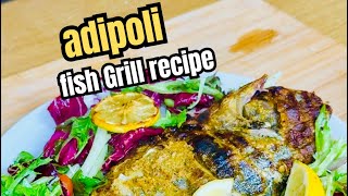 Simple fish grill recipe  Malayalam [upl. by Eanal]