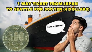 13day trip by boat from Japan to Seattle for only 500 yen [upl. by Zedekiah]