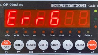 OP 900 Err6  Calibration [upl. by Kathe]