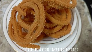 RICE FLOUR JANTIKALUMURUKULU  CRISPY CRUNCHYTASTY AND EASY RECIPE [upl. by Reffinnej]