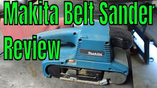 Makita Belt Sander Review [upl. by Yetta]