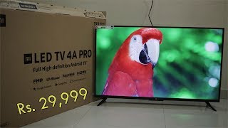 Xiaomi Mi LED TV 4A Pro review 49 inch Android TV with Patch Wall priced Rs 29999 [upl. by Rep761]