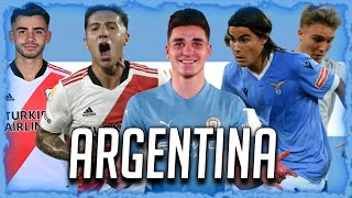 TOP 10 Promessas ARGENTINAS do FIFA 22 [upl. by Feinleib]