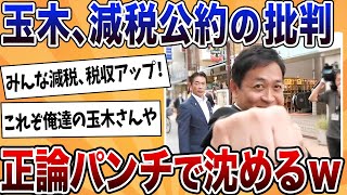 基礎控除引き上げへの批判、玉木が正論パンチで黙らせるｗｗ【反応集】【ゆっくり解説】 [upl. by Attevad922]