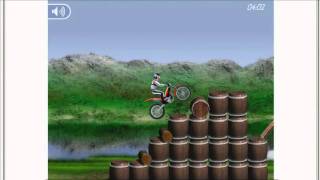 Flash Player Game  Bike Mania 1 [upl. by Hewet]