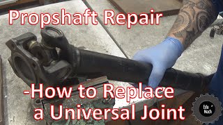 Propshaft Repair  How to Replace a Universal Joint [upl. by Ankney311]