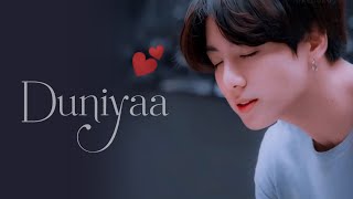 Jungkook Hindi Song Mix🐰💕 ✨BTS Hindi Mix✨ FMV Song  Duniyaa [upl. by Acir]