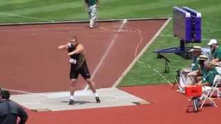 CHRISTIAN CANTWELL 2011 US NATIONALS 719 Shot Put [upl. by Cyma99]