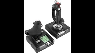 Logitech X52 Pro Flight Control System [upl. by Aidualk]