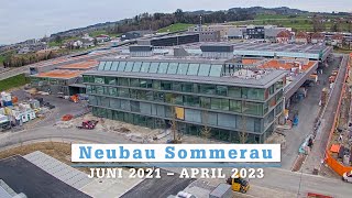 Neubau neuer Firmensitz Timelapse Juni 2021 – April 2023 [upl. by Horten]