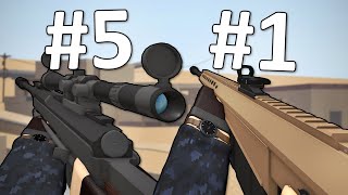 Top 5 Best Snipers in Phantom Forces [upl. by Anoo24]