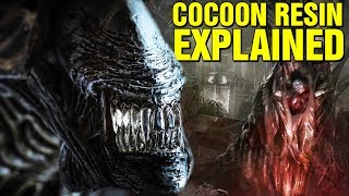 ALIEN ORIGINS  XENOMORPH RESIN EXPLAINED  HIVE COCOON FORMATION [upl. by Esinehc]