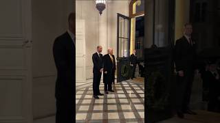 Prince William meets US Presidentelect Donald Trump at NotreDame reopening [upl. by Emeric]