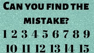 FIND THE MISTAKE IF YOU ARE GENIUS [upl. by Einram]