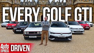 Every generation of VW Golf GTI which is best of all  Auto Express [upl. by Neelloc]