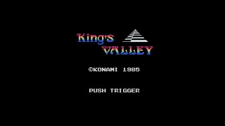 PSX Konami Antiques MSX Collection Vol 3  Kings Valley 1998 Longplay [upl. by Neiht]