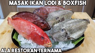 Masak Ikan Lodi amp Boxfish Ala Restoran  Ikan Steam Ala Hongkong amp Ikan Goreng Ala Fish n Chips [upl. by Archle737]