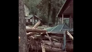 Chimney Rock NC Flood Devastation 3 Weeks After Hurricane [upl. by Eisler]