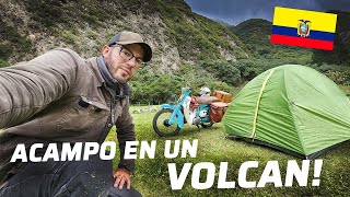 ACAMPO EN EL CRÁTER DE UN VOLCÁN ACTIVO🌋😱  VOLCÁN PULULAHUA👀 ECUADOR🇪🇨 [upl. by Ttennaej245]