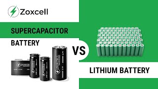 SUPERCAPACITOR BATTERY VS LITHIUM BATTERY [upl. by Raman]