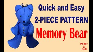 EASY 2 PIECE MEMORY BEAR UPDATED LOCATION TO PURCHASE IN DESCRIPTION [upl. by Rollet167]