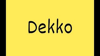 How to Download and Install Dekko Font Free Download trending shorts [upl. by Ahsinid961]