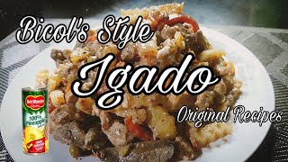 Bicolanos Style Igado  The Authentic Bicolano Style Igado with Touch of Pineapple Juice [upl. by Sirhc624]