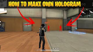 how to make character hologram in free fire  make character hologram FF  make character hologram [upl. by Liarret]