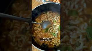 Leveling up Instant Ramen ramen koreanfood [upl. by Wes]