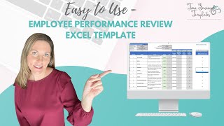 Employee Performance Review Template Excel [upl. by Clary465]