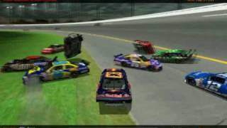 Nascar crashes  The game 2009 [upl. by Ronoc]