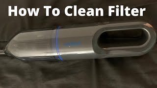 How To Clean Filter Of Tzumi IonVac Cordless Handheld Vacuum [upl. by Elijah]