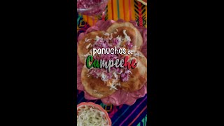 🇲🇽 PANUCHOS CAMPECHANOS  Recetas tradicionales MEXICANAS [upl. by Atterbury]