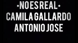 No es real letra ANTONIO JOSÉ  CAMILA GALLARDO [upl. by Steven]