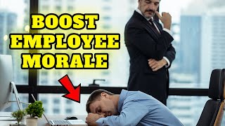 Top 5 tips on how to boost employee morale and motivation boost employee morale ideas [upl. by Joselow412]