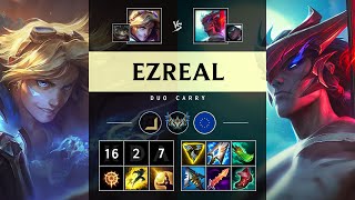 Ezreal ADC vs Yone Legendary  EUW Challenger Patch 1422 [upl. by Valene]