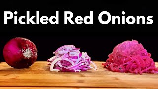 ULTIMATE Pickled Red Onions  Beginner Recipe [upl. by Dnomra662]