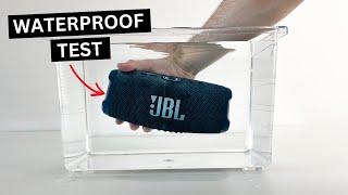 JBL Charge 5 Speaker Review amp Waterproof Test [upl. by Analart227]